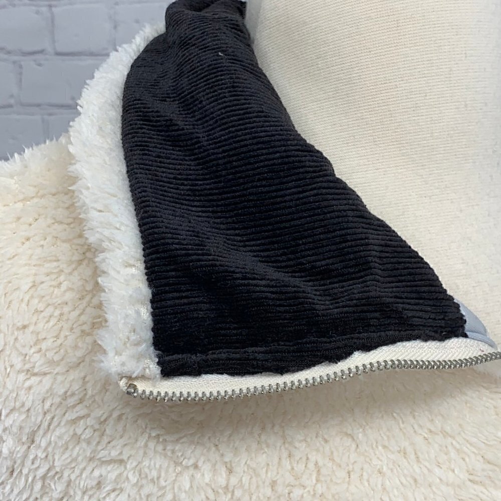Umgee Cream Sherpa Oversized Fully Lined Pullover - Picture 4 of 8